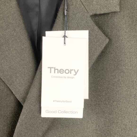 NWT Theory Sleek Double Breasted Slim Fit Virgin Wool Blazer Size 2 - Picture 7 of 12